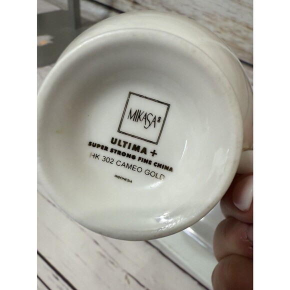Mikasa Ultima + Super Strength Fine China Cameo Gold CUP Indonesia - Picture 7 of 7